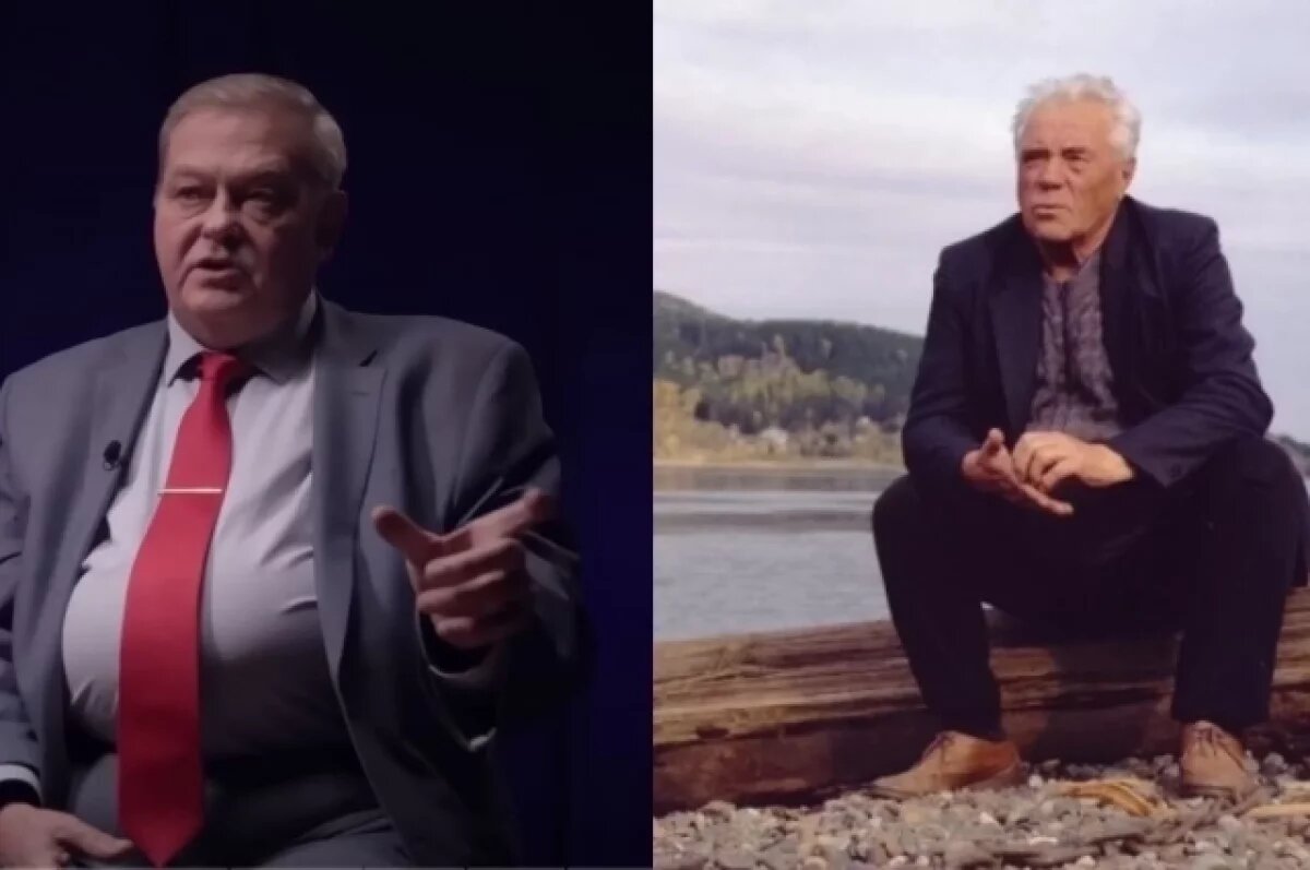    Слева Евгений Спицын, справа - Виктор Астафьев.