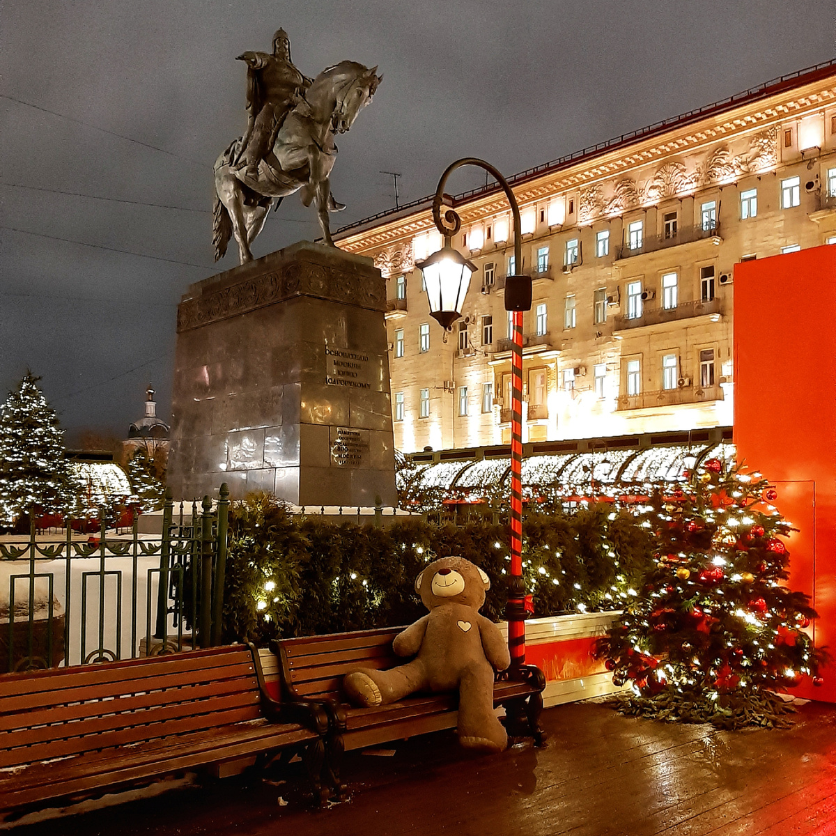 Новогодняя сказка Тверской площади. Москва. 2024 год.