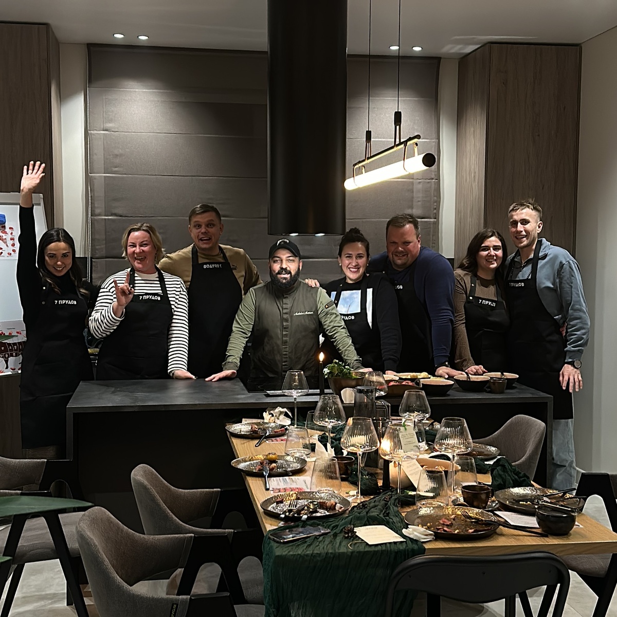 Ужин в КП "Зелёные кварталы" с шеф-поваром Михаилом Аракеловым