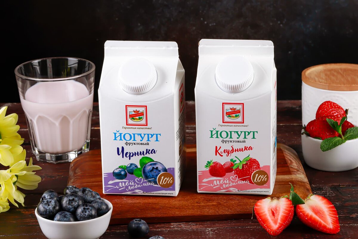 Йогурты ТМ «ЕРМОЛИНО»