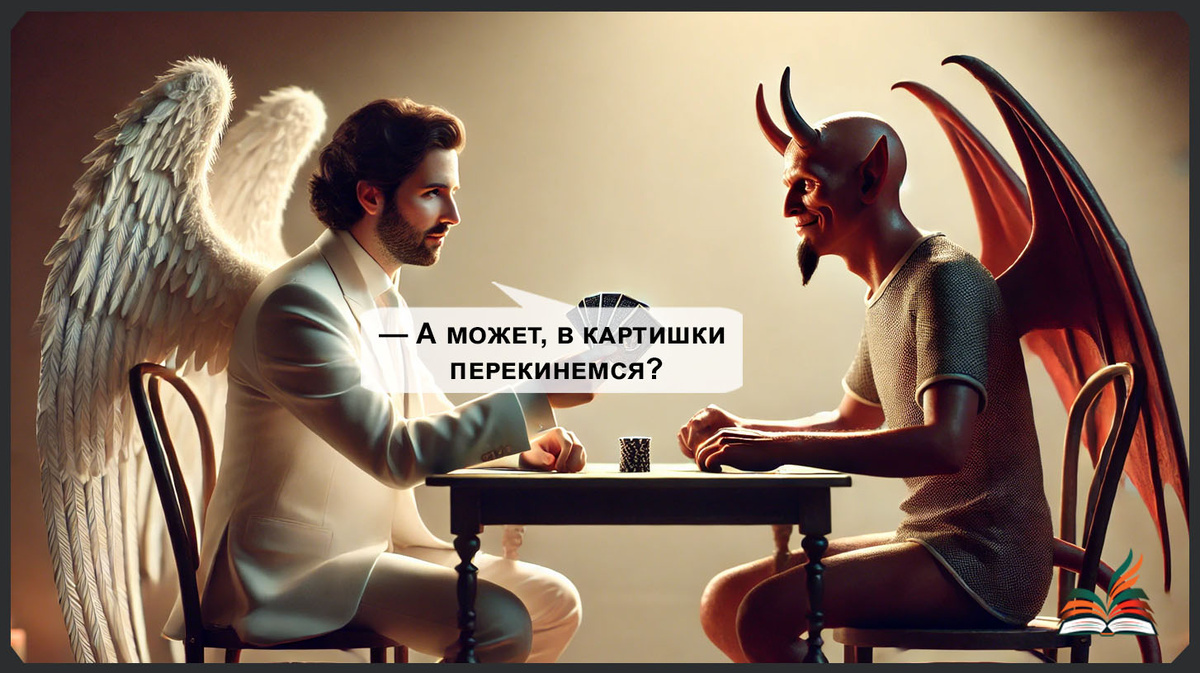 Как черт ангелом работал - Рассказ