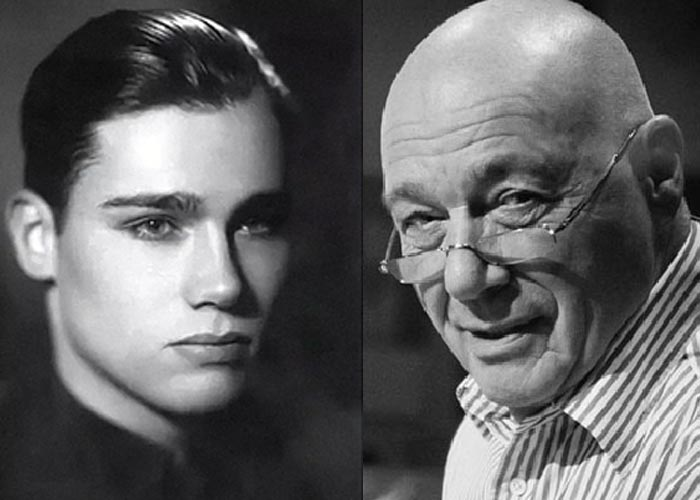 Владимир Познер в молодисти и сейчас. Фото в свуободном доступе Яндекс картинки.