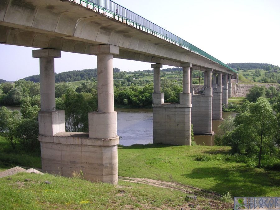 Мост через Оку в районе деревни Голодское