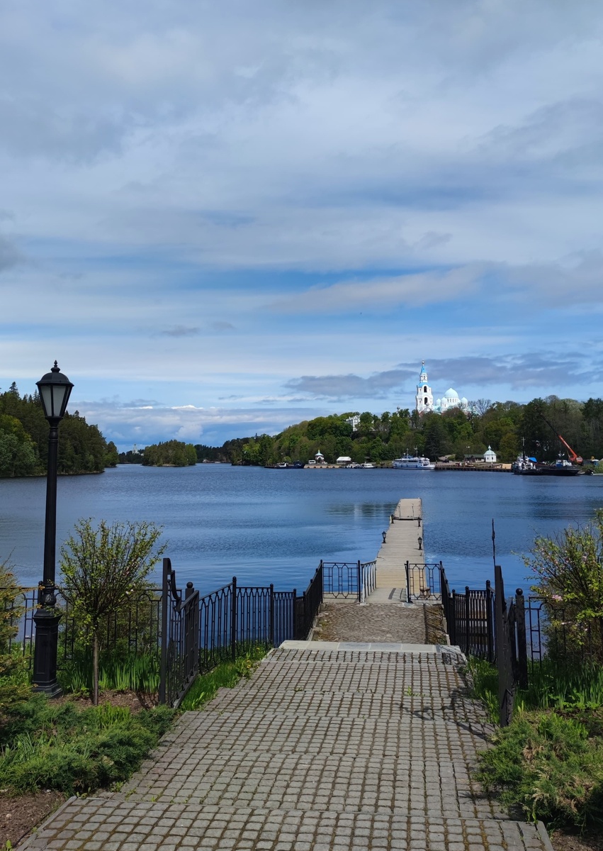 порт Валаама. Вид с другого берега