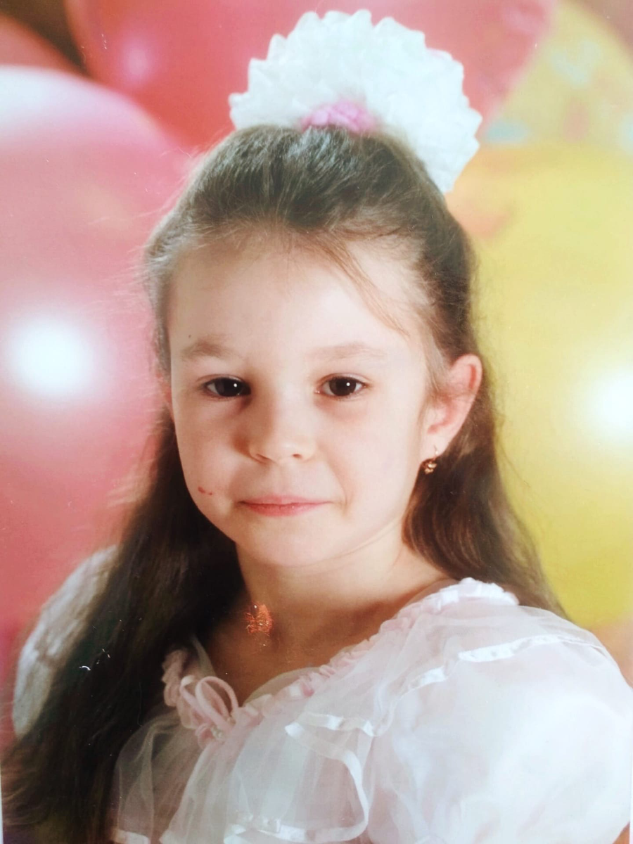 Вот такой кнопкой я была в 7 лет