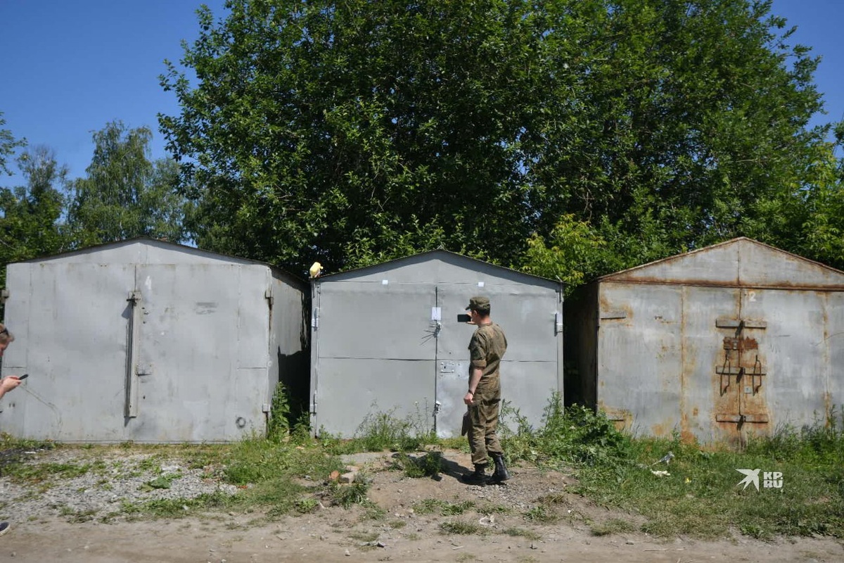 Тот самый гараж, в котором прятали тело Далера