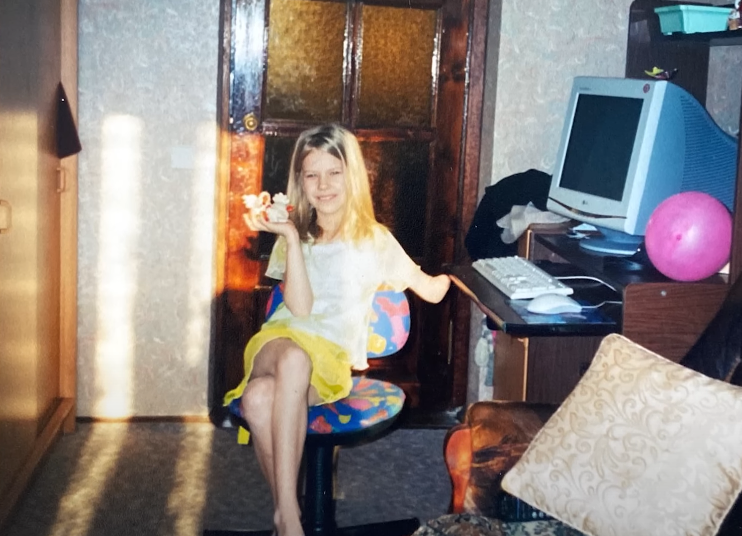 Фотография Кати в детстве
