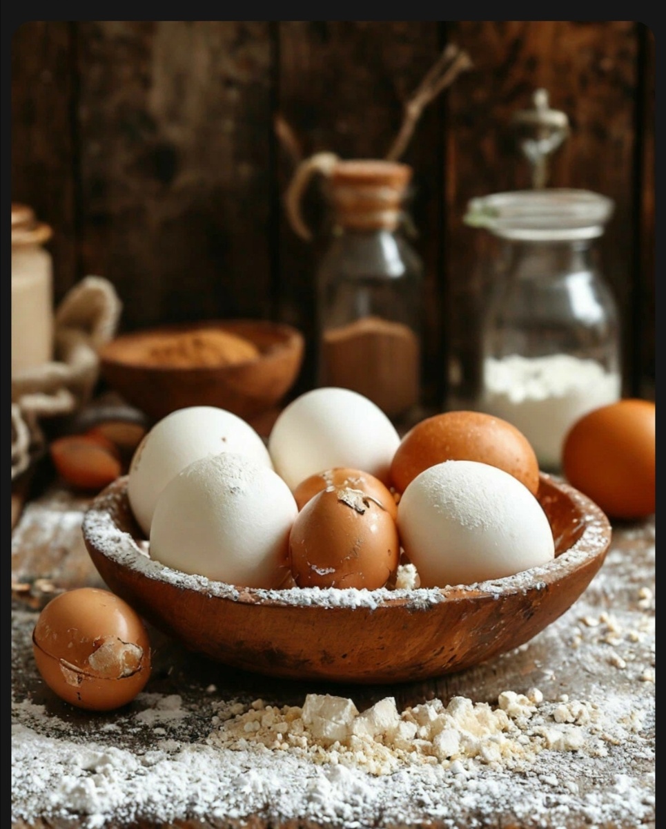 Отделяем белки от желтков. Белки взбиваем в пену, добавляем сахар и взбиваем до его растворения. 