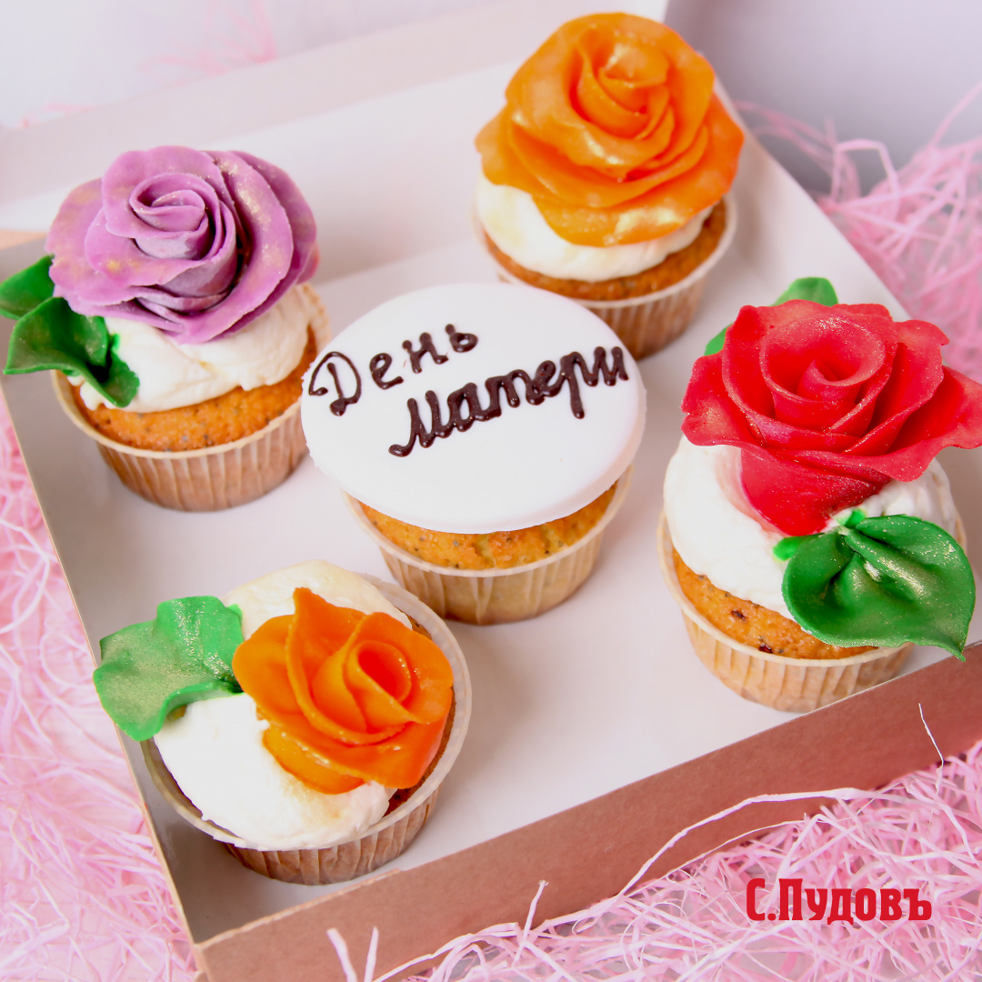 Капкейки для любимой мамы