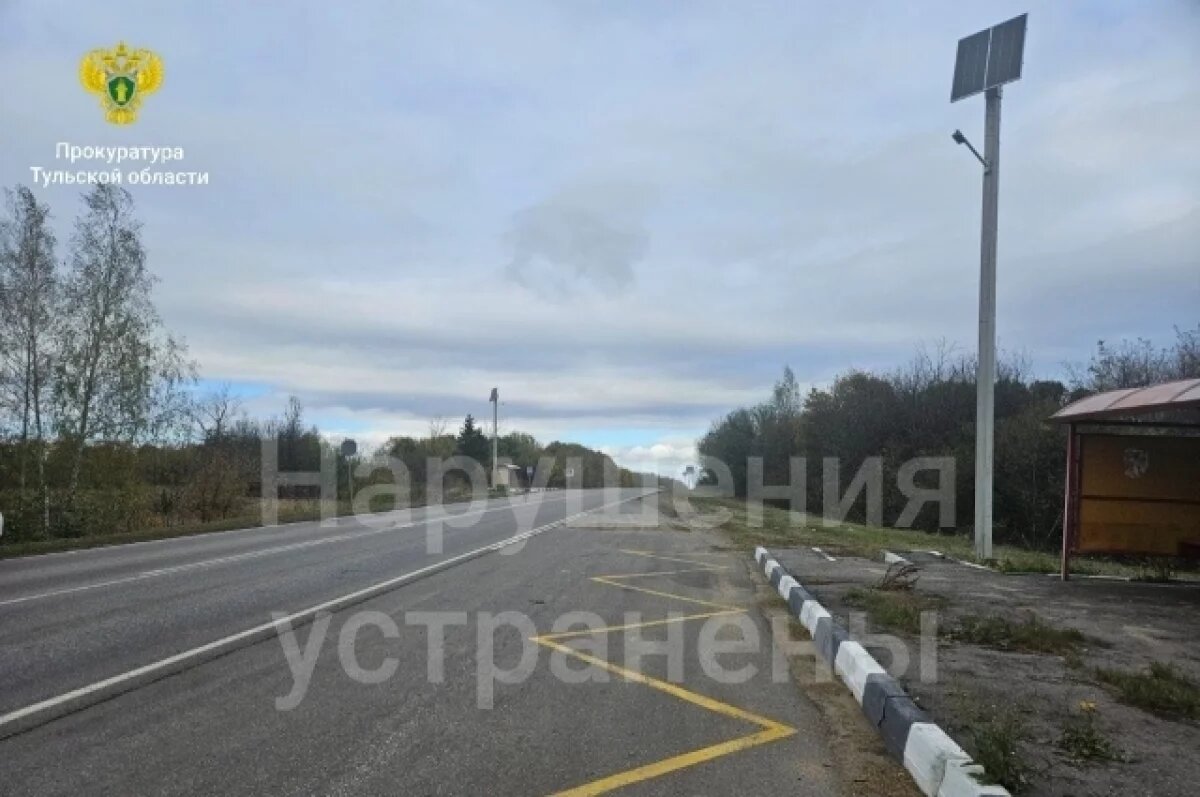    На остановке в Татьяновке после вмешательства прокуратуры сделали освещение