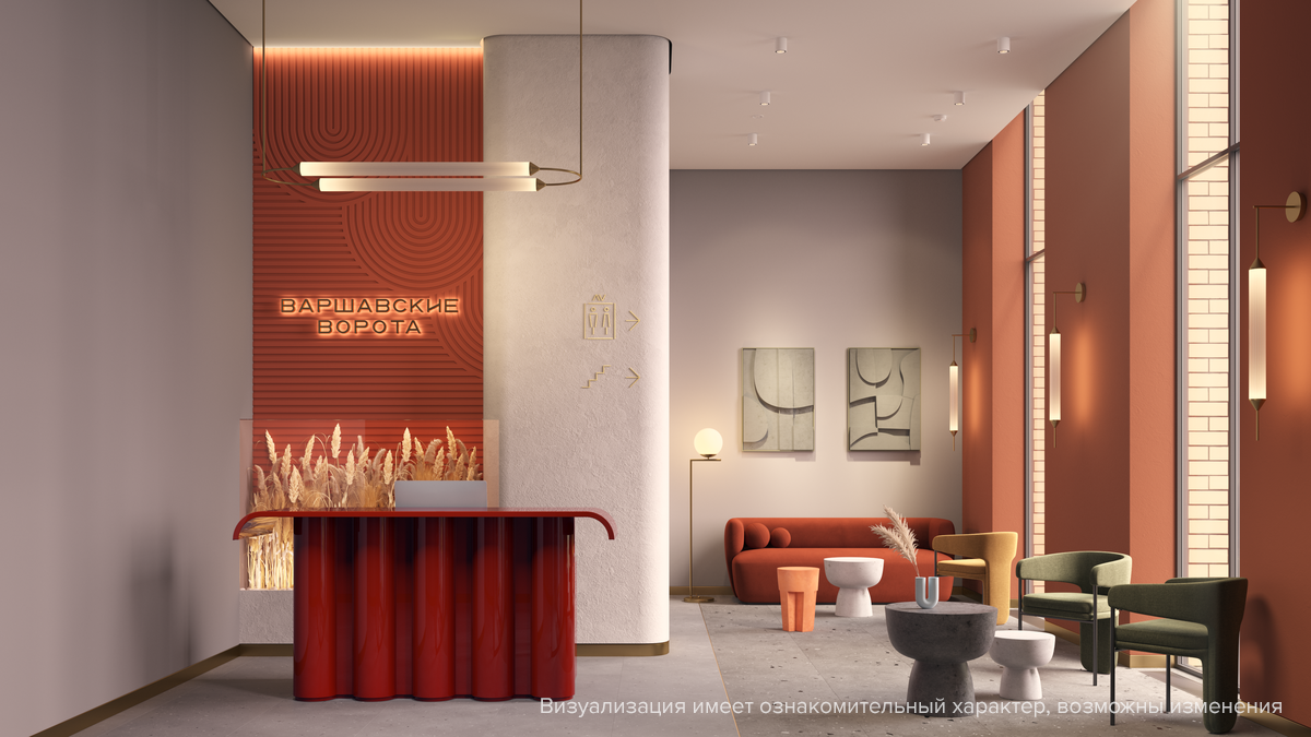 Входные группы секций с квартирами