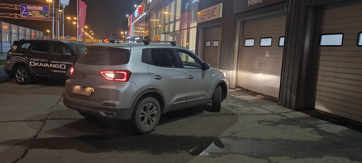 Chery Tiggo 4 Pro уезжает от меня на ТО-2