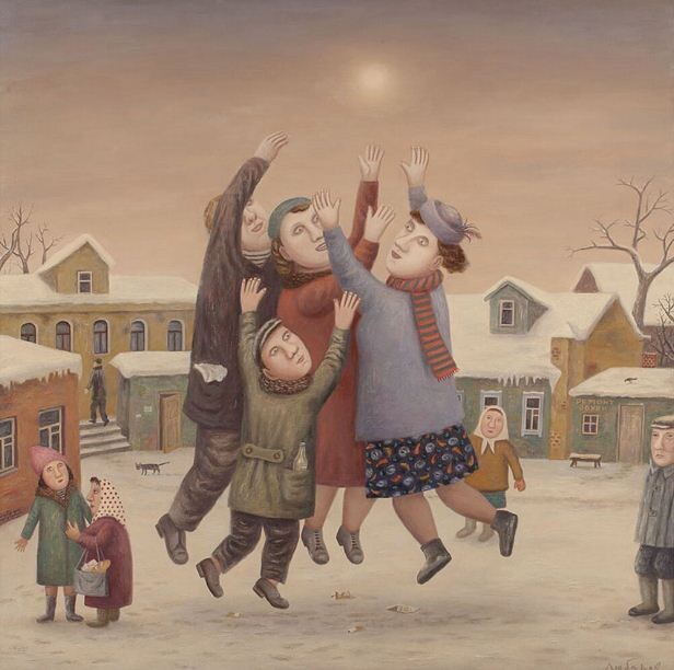 Любаров Владимир Семёнович (Род. 1944). Зимнее солнце.