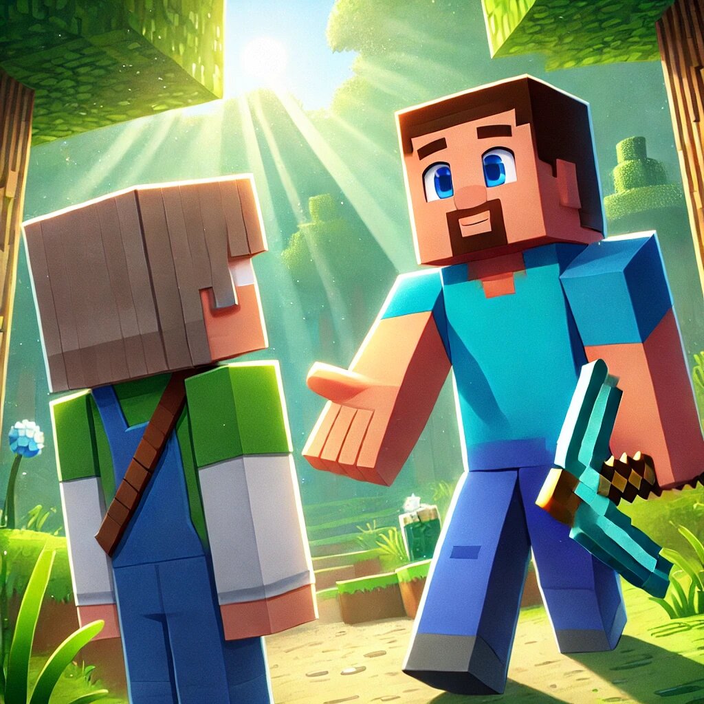 Стив с дружелюбной улыбкой протягивает руку Виллу.