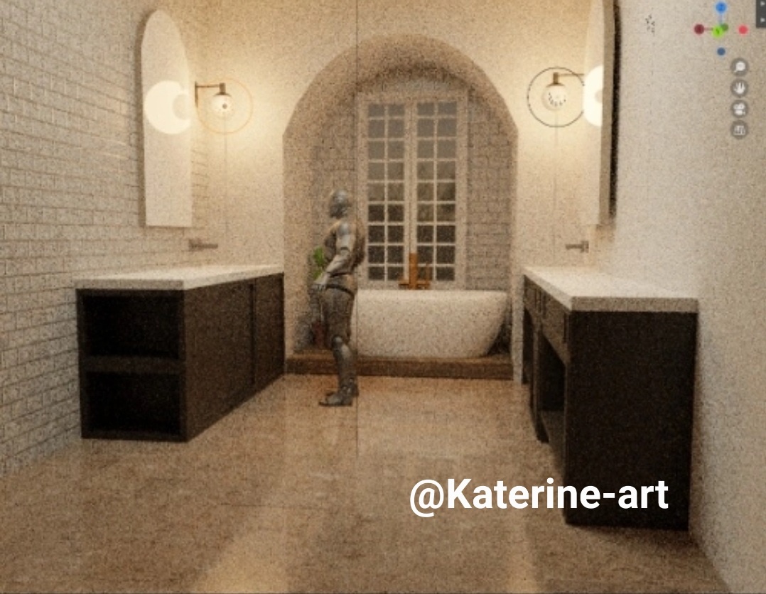 Ванная комната вариант 2 (второй этаж)