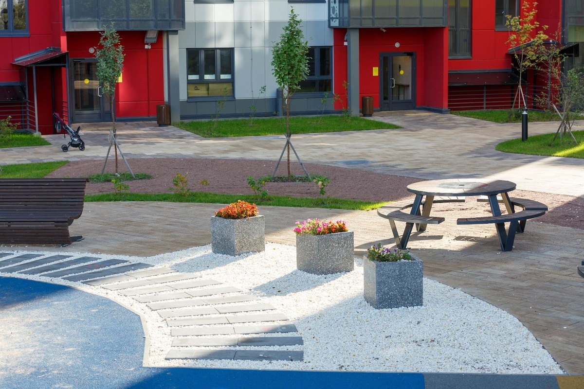 Одна из главных задач управляющей компании - содержать в чистоте дворы и следить за исправностью уличной мебели и оборудования