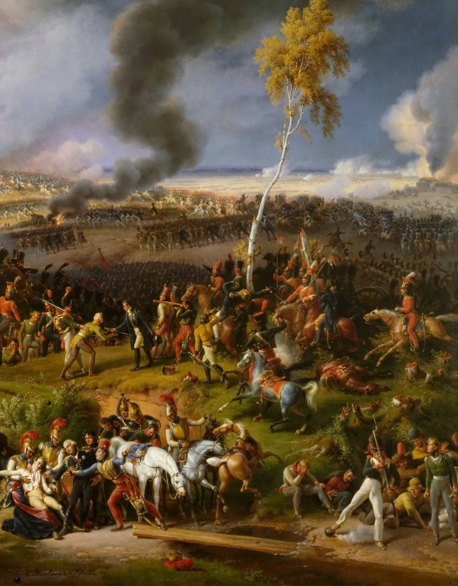 Битва под Москвой, 7 сентября 1812 года (фрагмент картины Louis Lejeune, 1822)