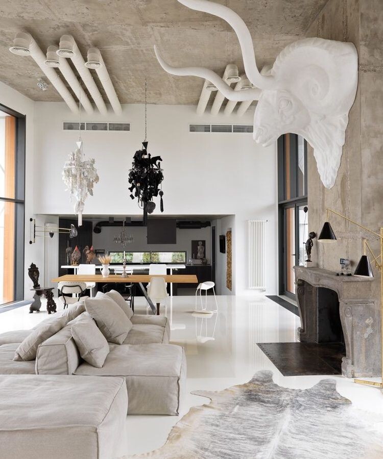 Пример интерьера в эклектике