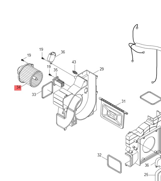 схема 11N6-90700-Мотор отопителя электрический Hyundai