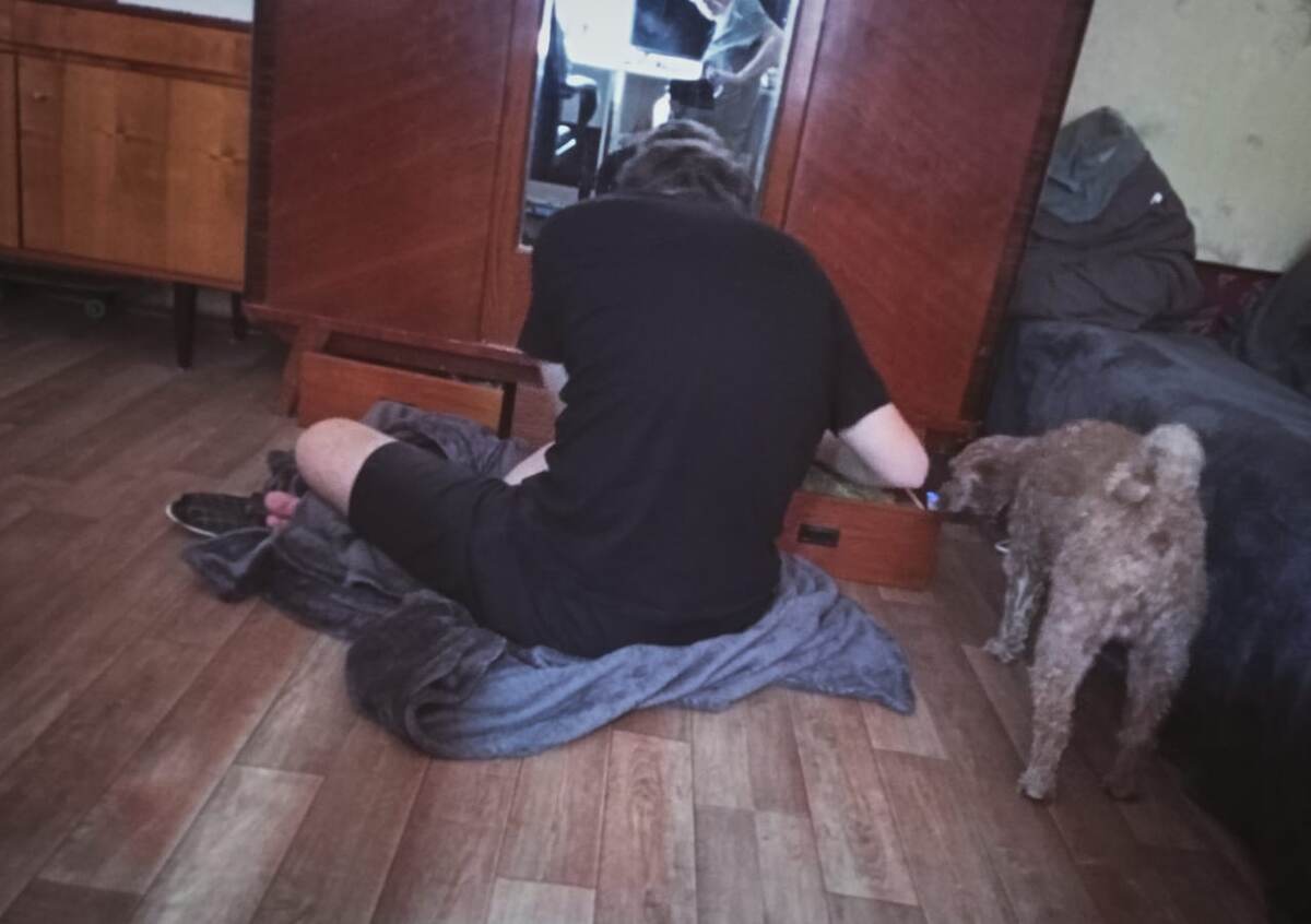 Румпель, в отличии от Гриши, с радостью заглянет в каждый ящик. 