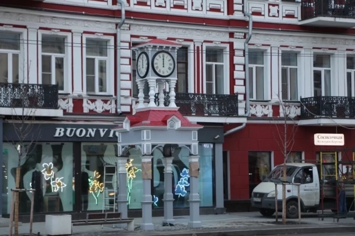    Мэр Воронежа: На проспекте Революции установили Михайловские часы