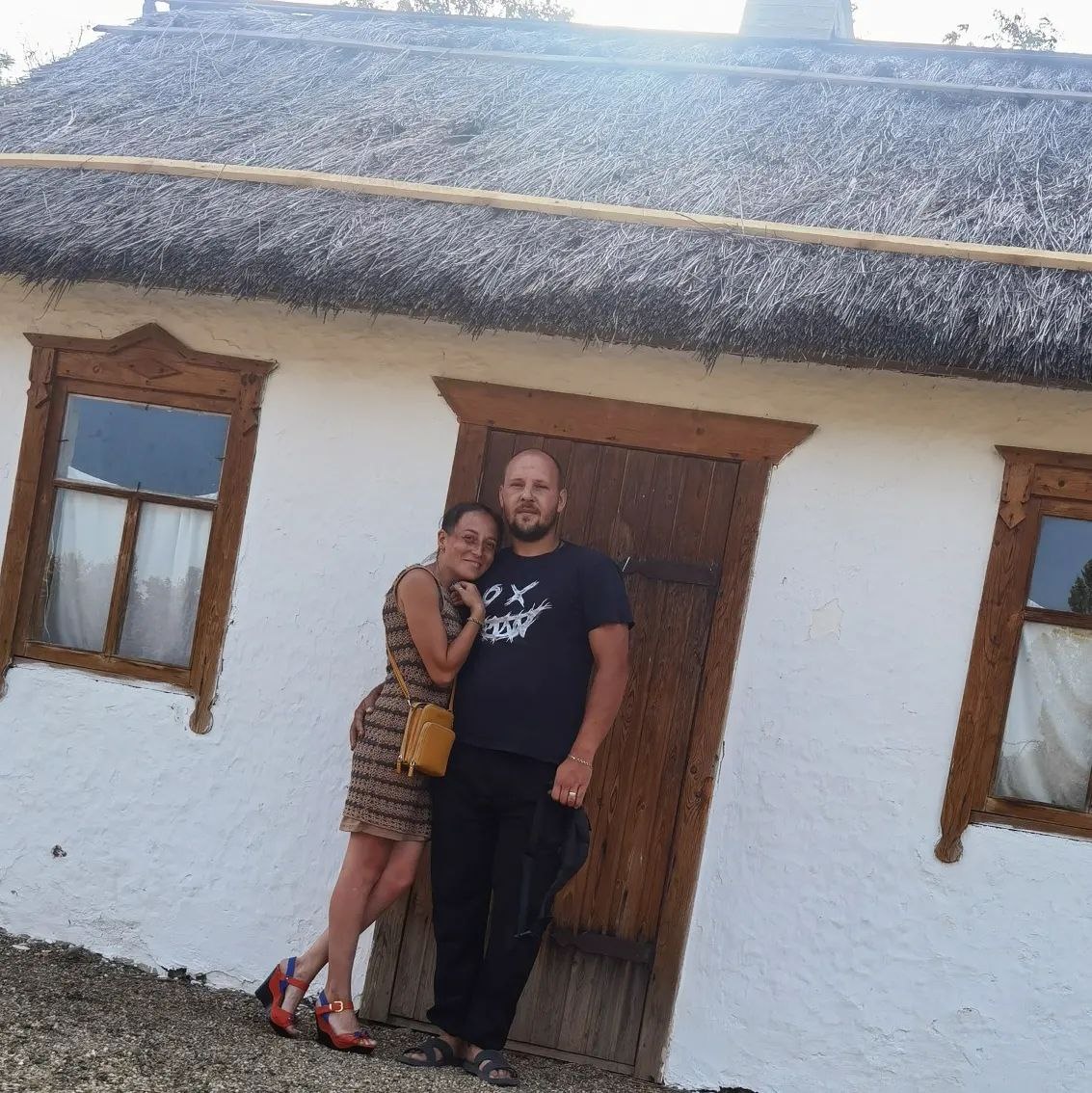 Кубанская хата в парке