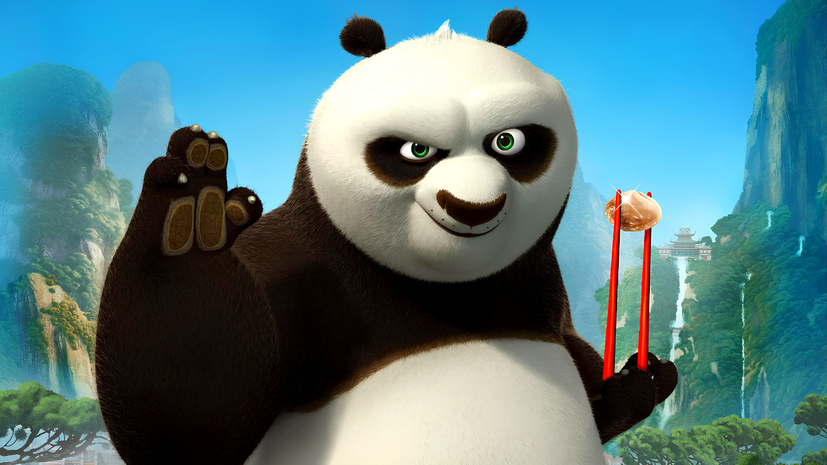 ©️ Фотокартина из мультипликационной серии «Кунг-фу Панда»