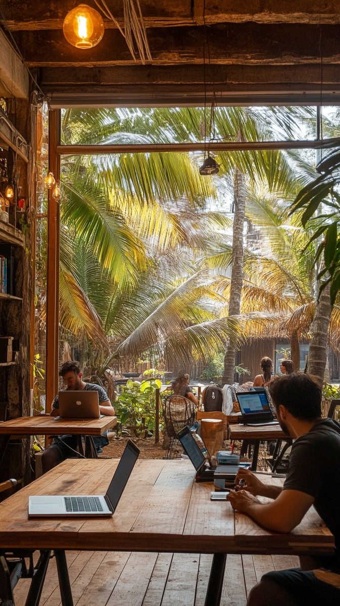 «Коворкинги на Бали: сочетание продуктивности и вдохновения от природы».