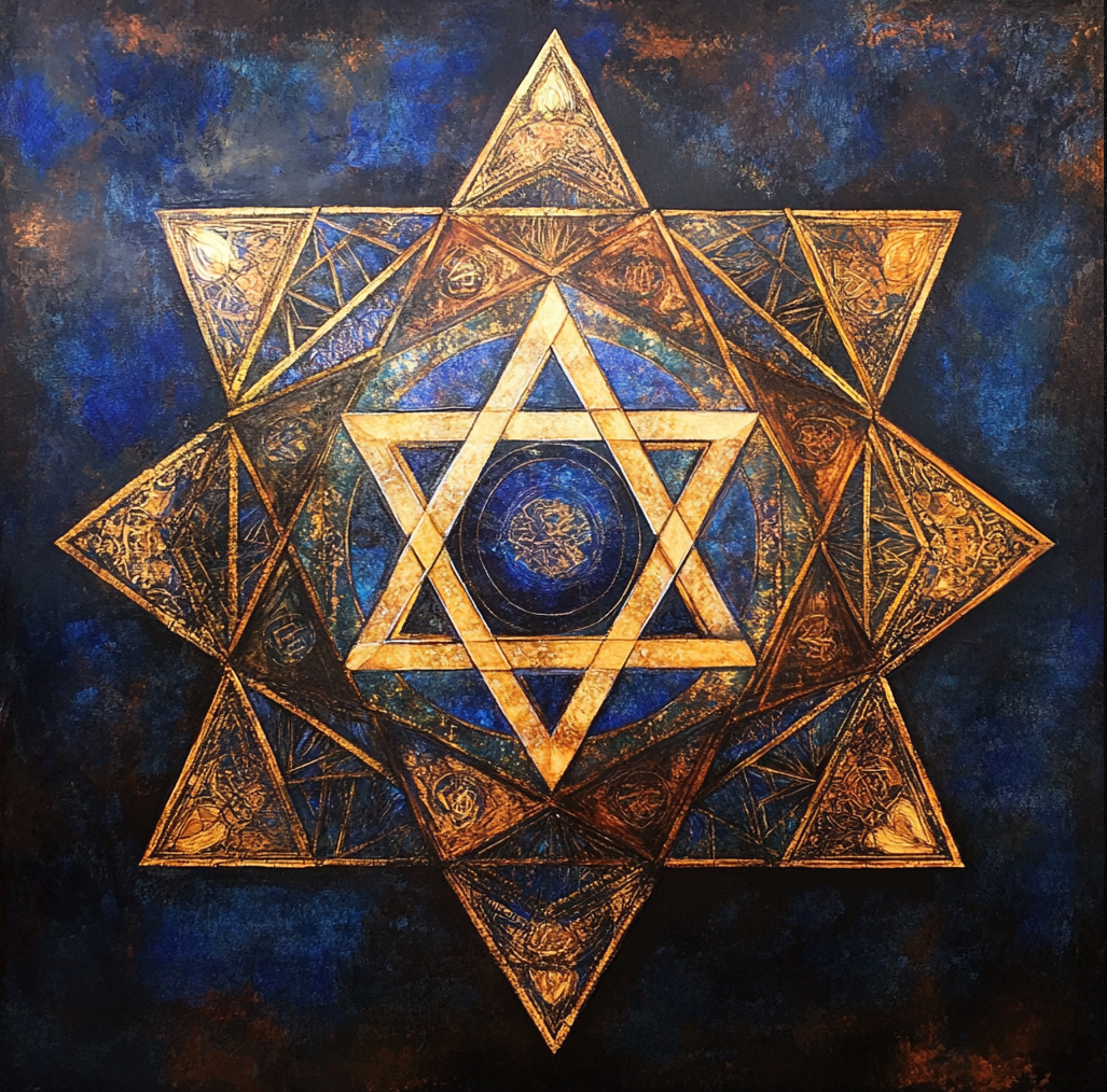 Звезда Давида: астрологический символ гармонии и божественного порядка. Сгенерировано нейросетью