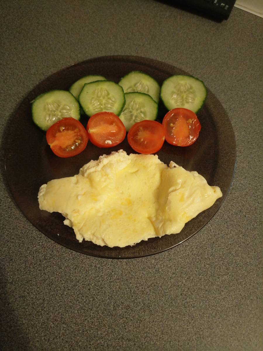 Вот так выглядела тарелка для Ильи