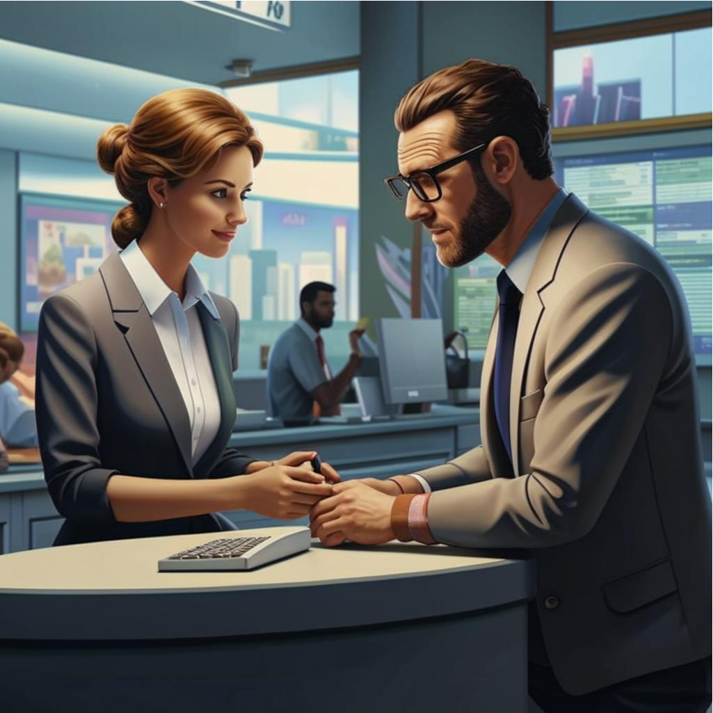 Коллега демонстрирует ваш подарок девушке из условного банка. Видите восторг? ИИ