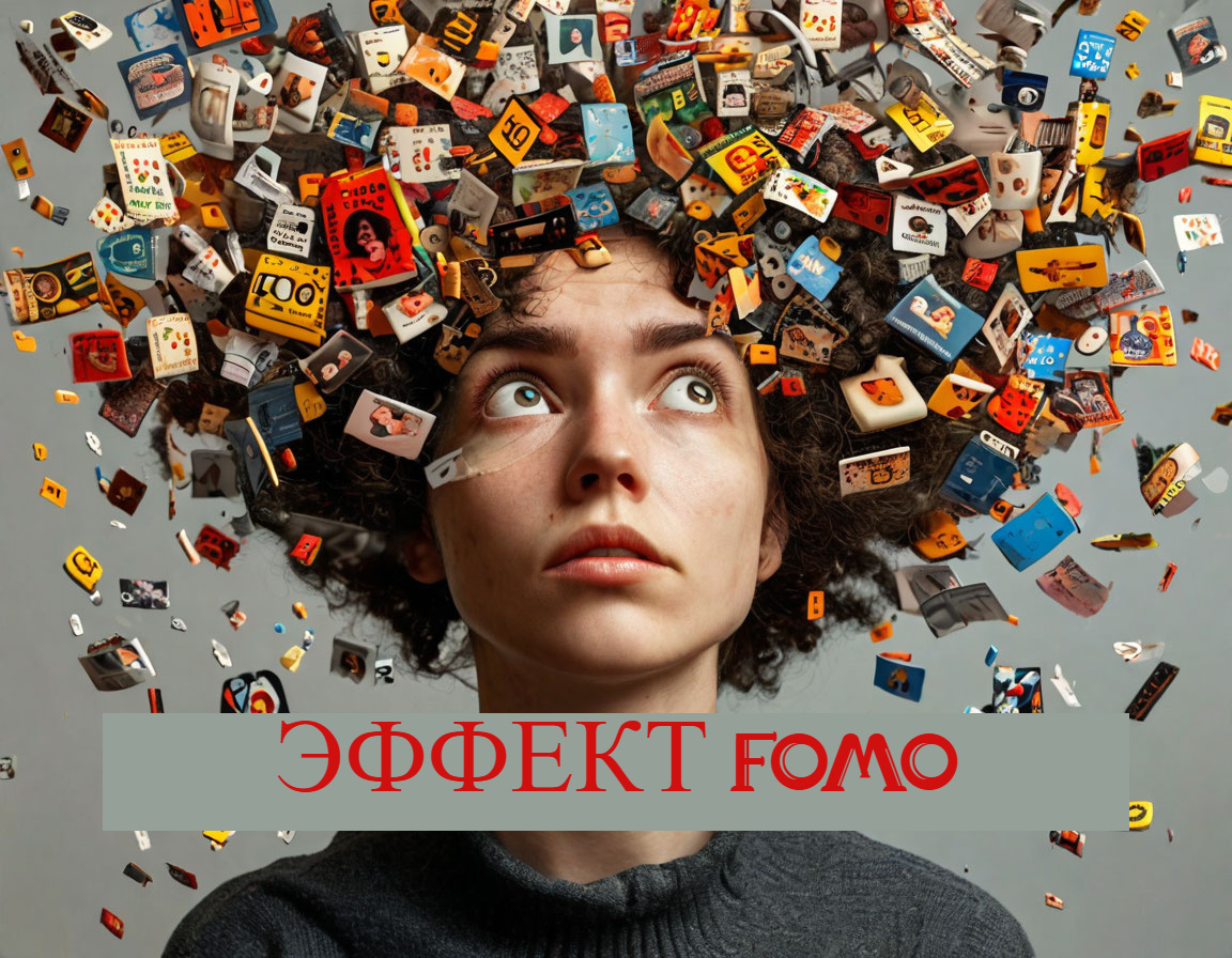 FOMO (fear of missing out) — навязчивый страх пропустить интересное событие или перспективную возможность
