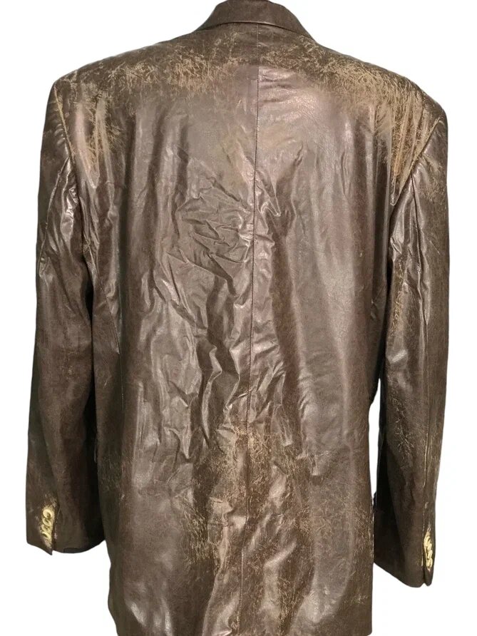 Пошив мужского кожаного пиджака по заданному образцу. Ателье Ирины Берзиной.