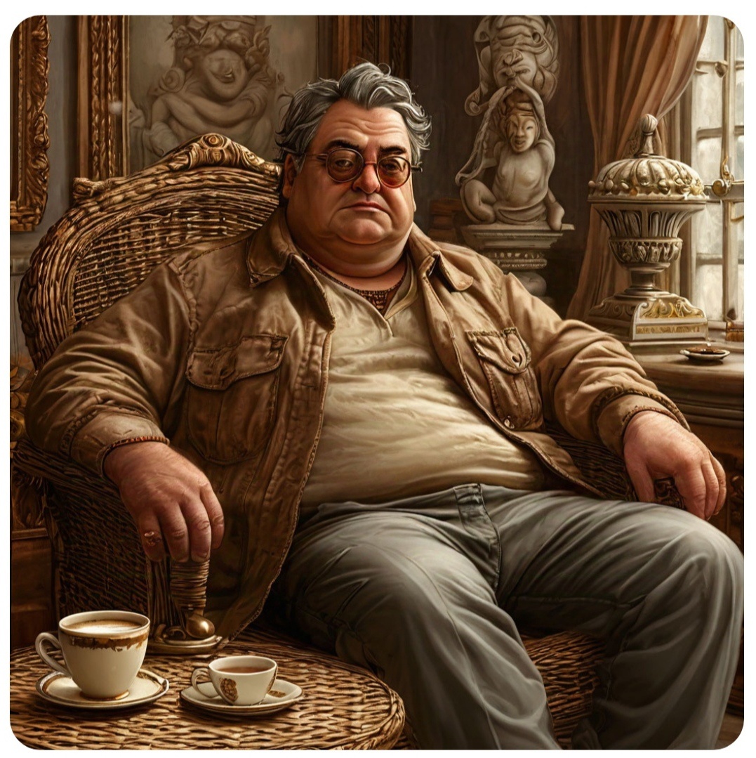 Василий, герой рассказа. Картинка создана нейросетью Шедеврум