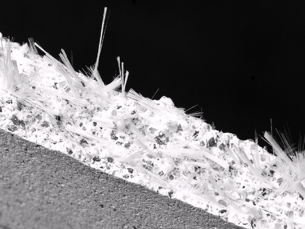 Стеклофибробетон в разрезе.