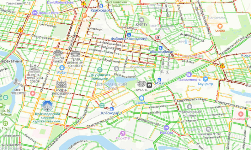    Скриншот сервиса «Яндекс Карты»