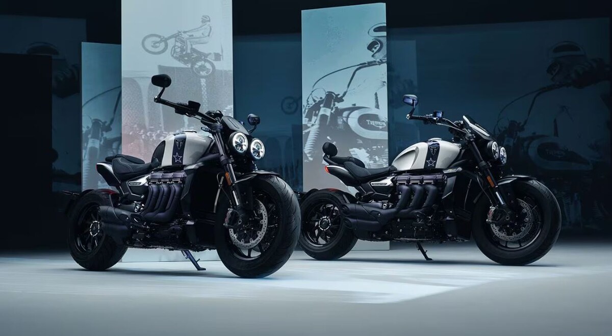 Triumph Rocket 3 Evel Knievel версии R и GT