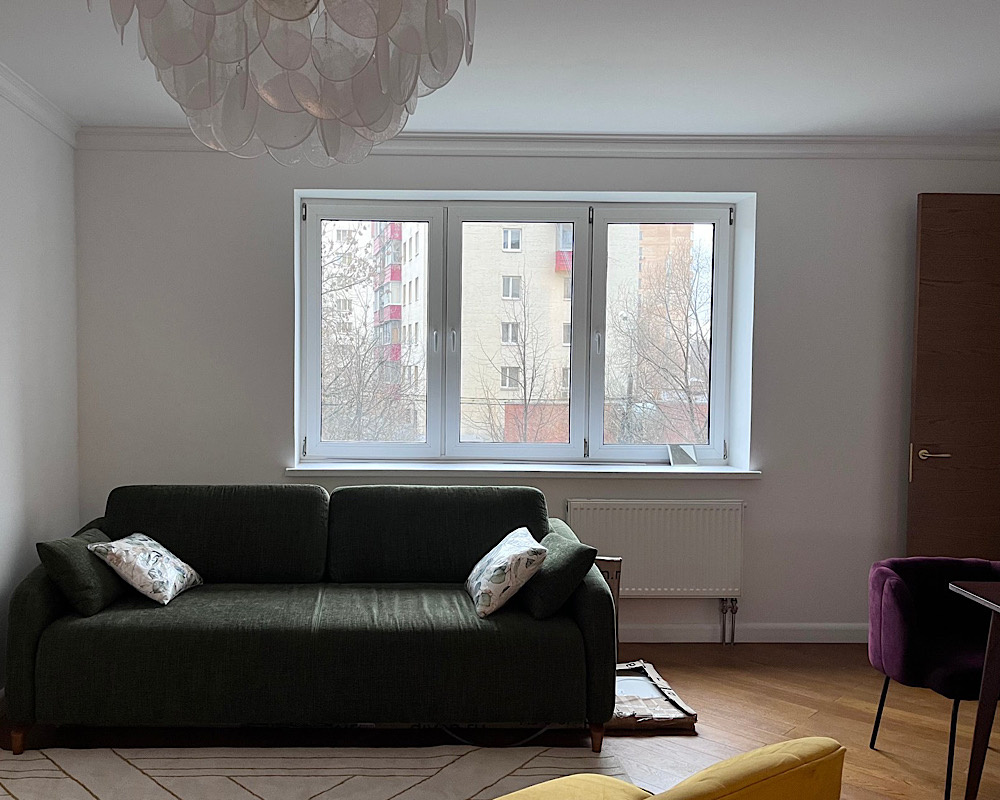 Рис.2. Пример хоумстейджинга до и после, дизайнер Екатерина Кузина; хоумстейджеры Юлия Спиридонова и Юлия Семагина. Рисунок взят из открытого источника Яндекс. Картинки