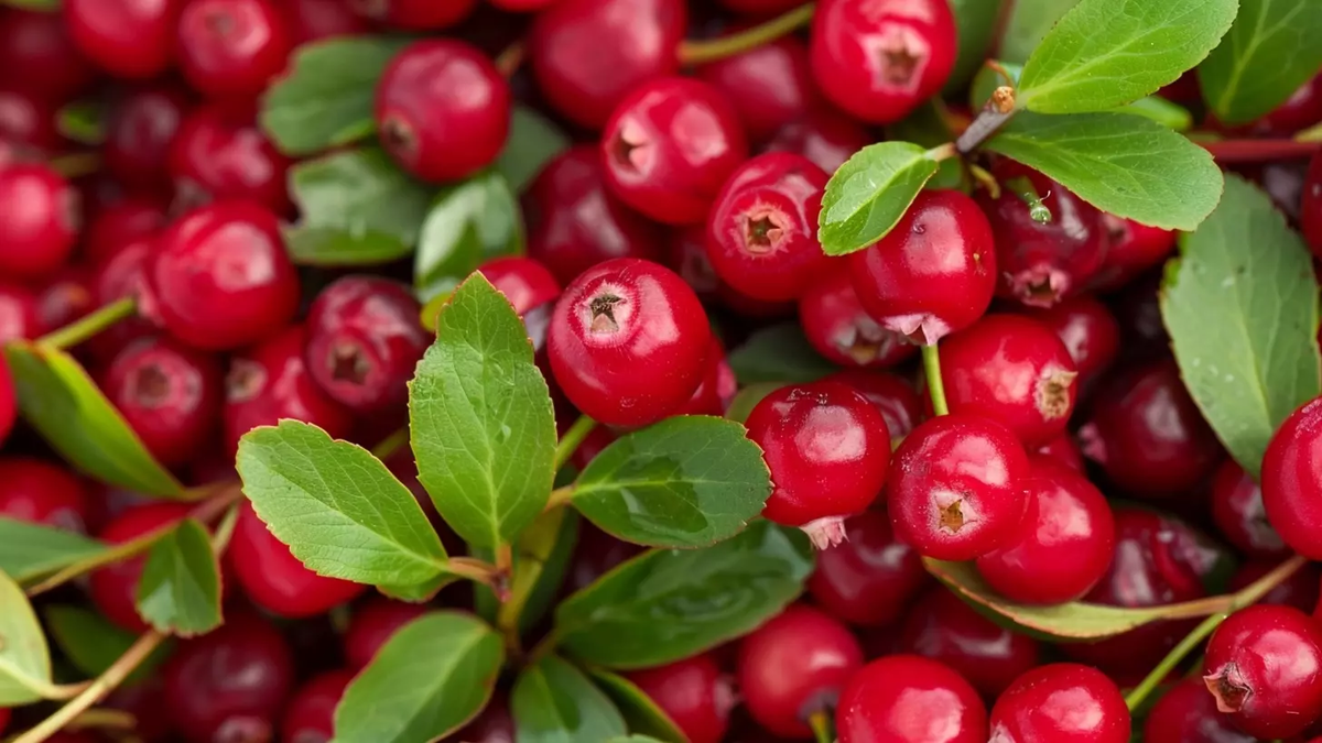 Фото: Изображение Midjourney. брусника