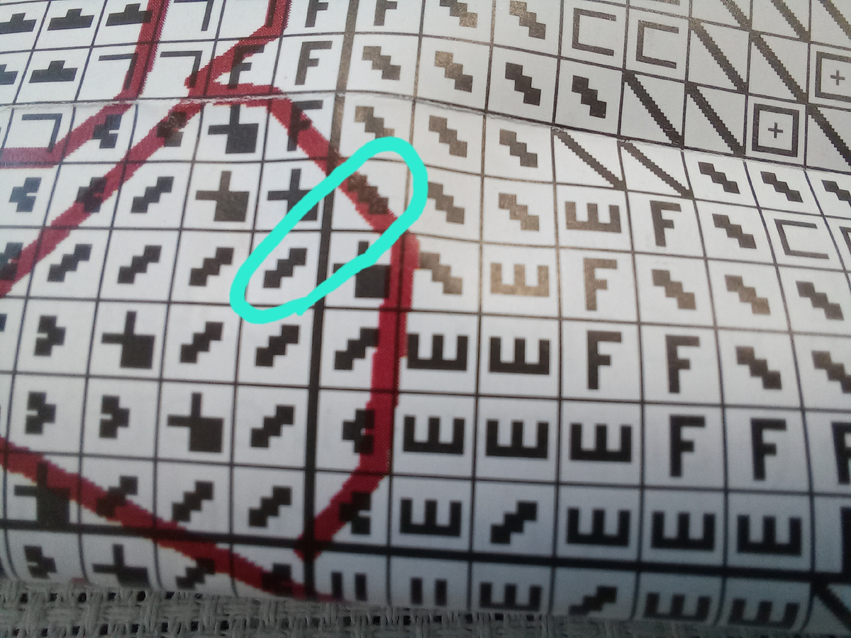 Фрагмент схемы набора фирмы Панна Ц-1184 "Флоксы"