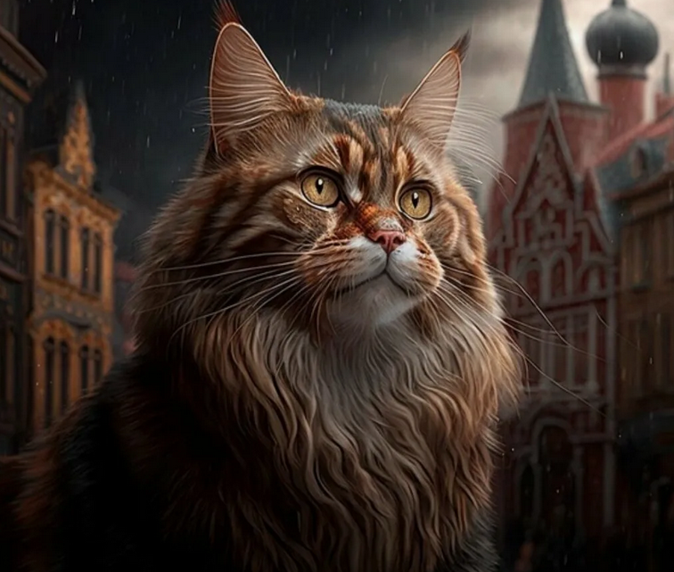 Солидный кот