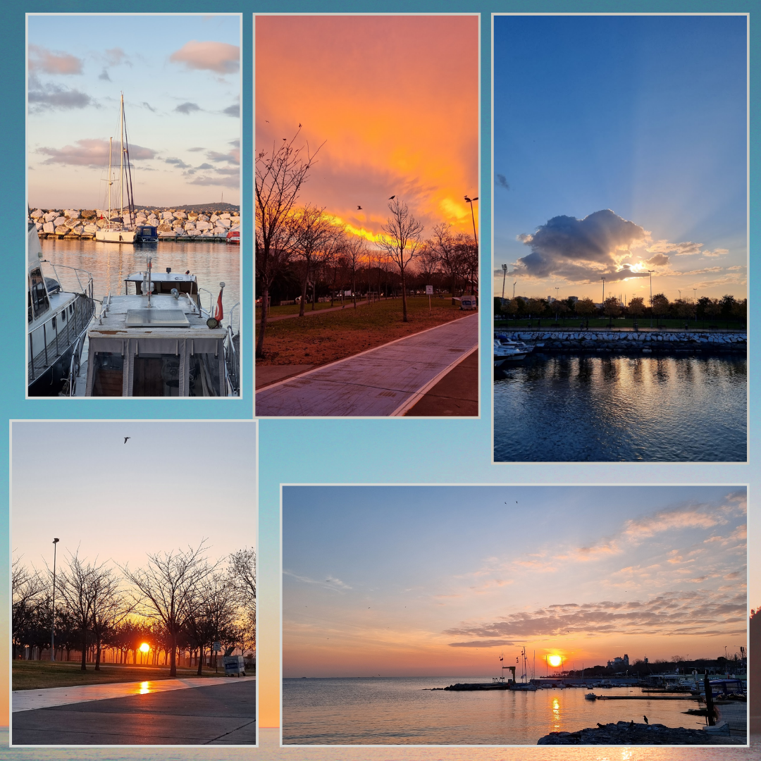 Стамбульские рассветы в разное время года