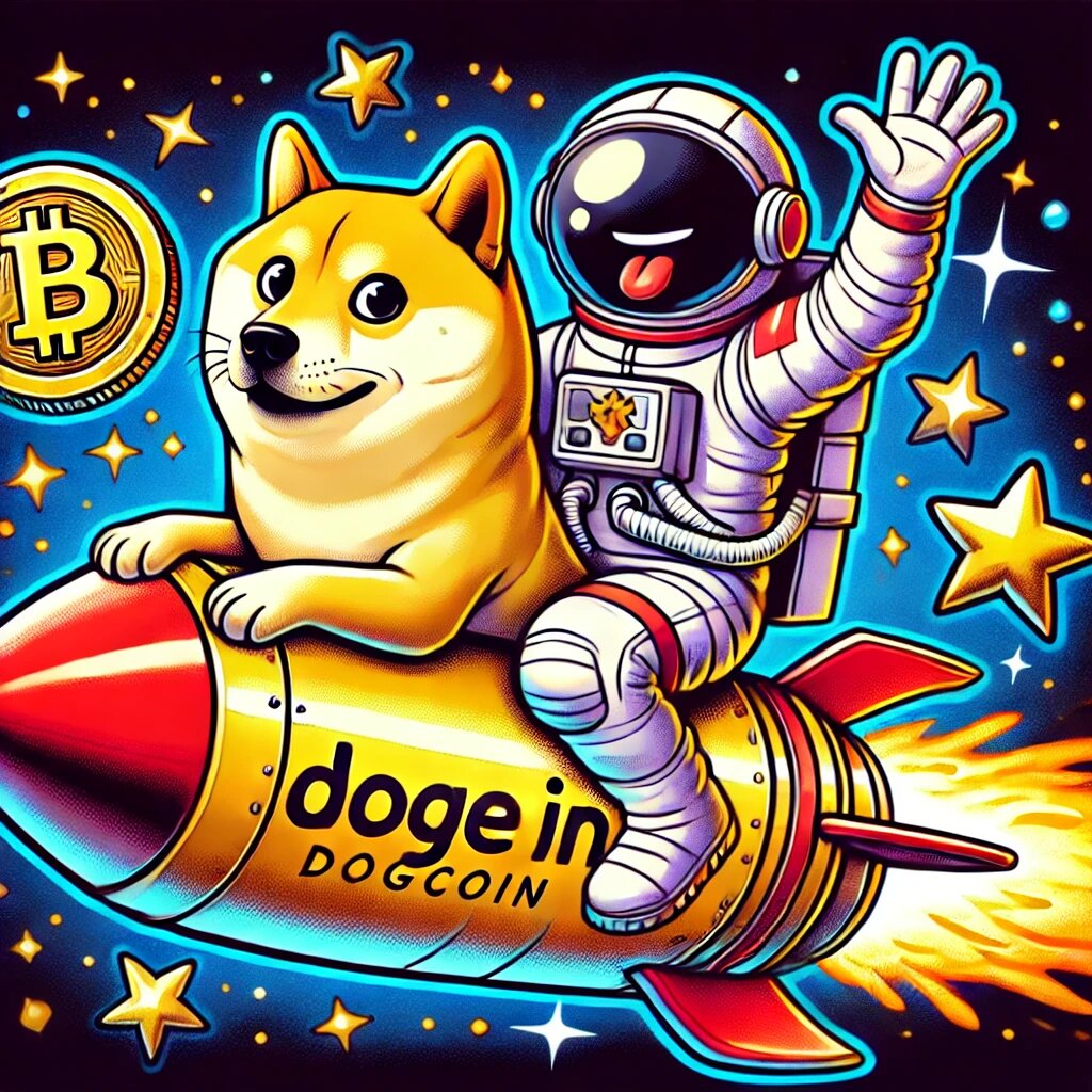 Doge очередной раз летит вверх. 