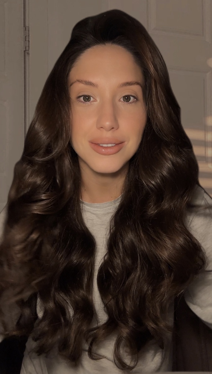 Моя укладка после бигудей на ночь : как вам? 