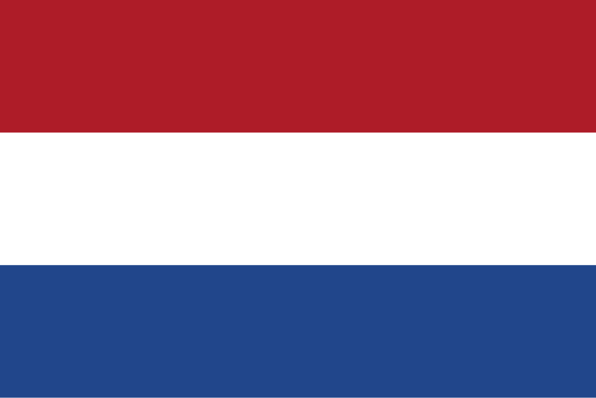 Флаг государства Nederland.