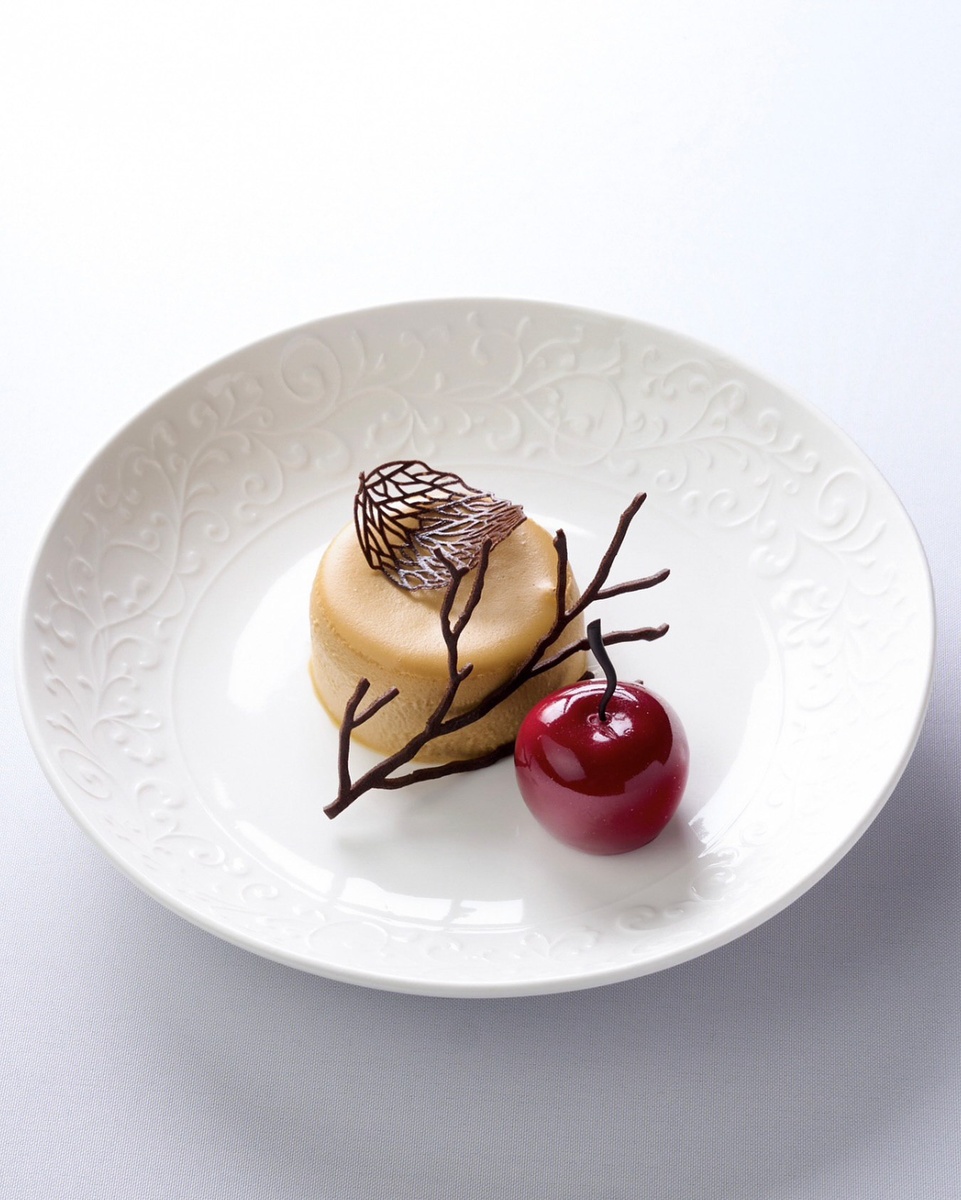 Карамельный чизкейк с ореховым крустилантом