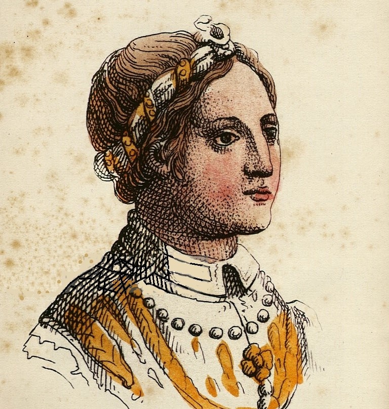 изображение Изабеллы на старинной миниатюре