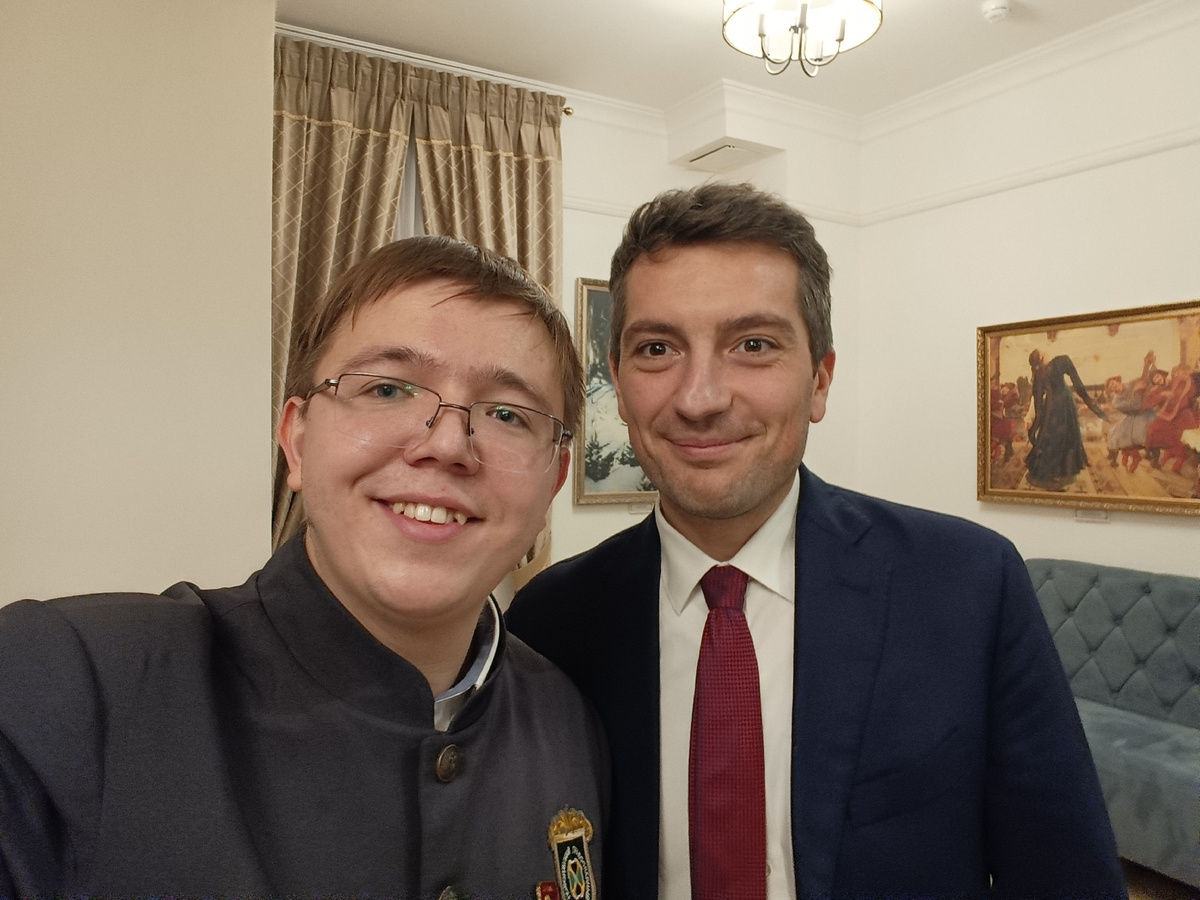 Александр Шахкеримов и Никола Иорио