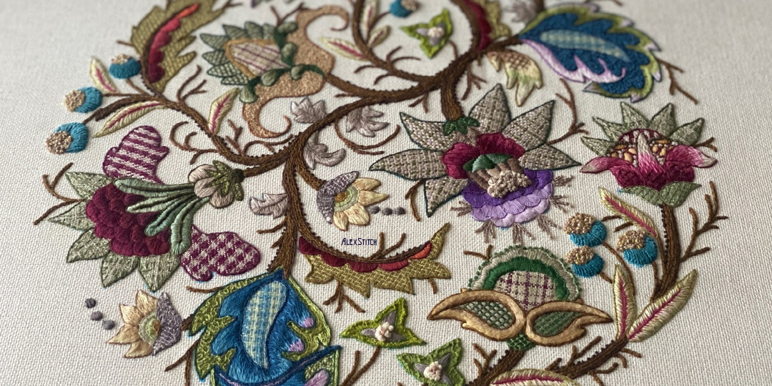 Якобинская вышивка "Упорство", финиш!