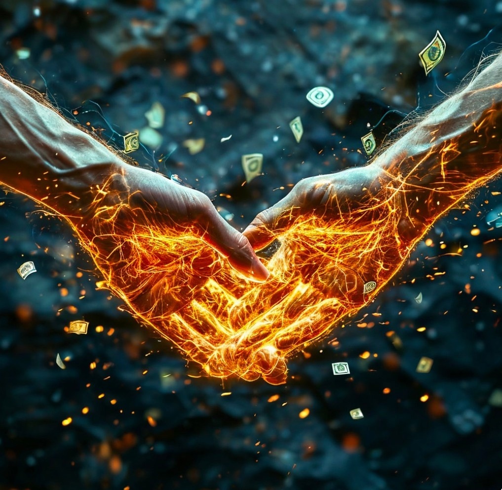 Энергетическое перетягивание удачи, денег, благ.